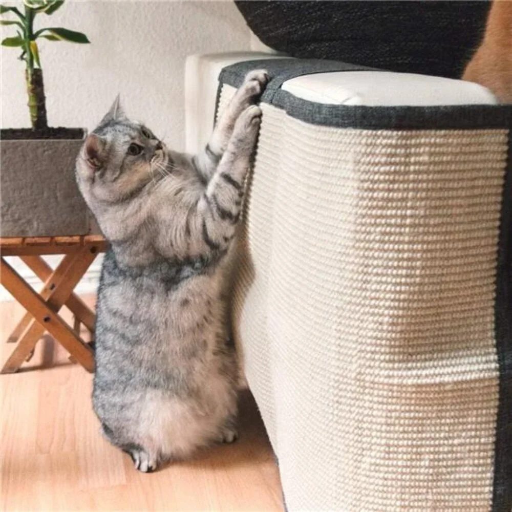 Cat Scratch Mat Sofa Protector -Natural Sisal Furniture Protector Scratching Pad